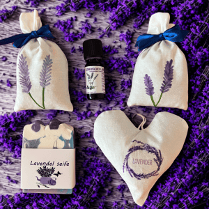 alt="Set für Lavendelliebhaber – natürlich duftendes Geschenkset mit Lavendel"